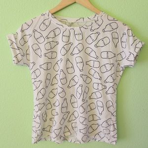 Milk Print T Shirt